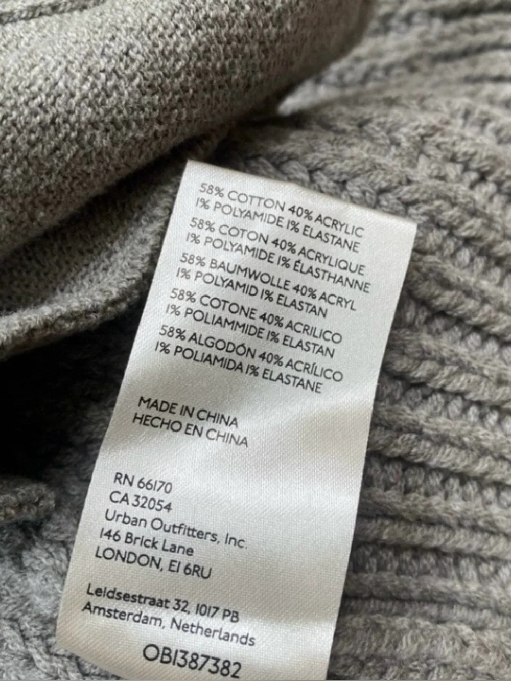 Free People chunky ribbed